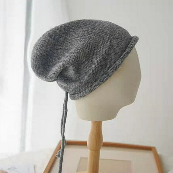 CoCopeanut Topi Rajut Beanies Skullies Topi Musim Gugur untuk Wanita Topi Tengkorak Gorras Topi Beanie Musim Dingin Wanita Balaclava Pria Lembut