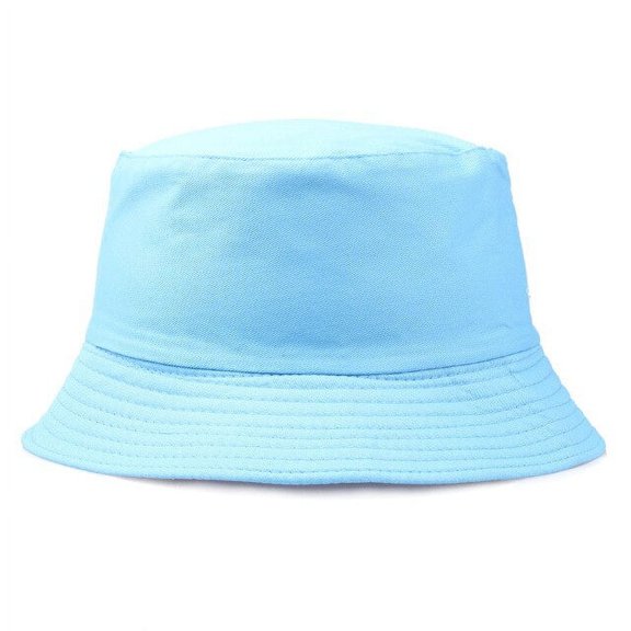 CoCopeanut Unisex Sun Hats Cotton Women Summer Bucket Hat Men Pure Color Panama Fedoras Outdoor Fisherman Hat Visor Basin Cap Vacation Hat