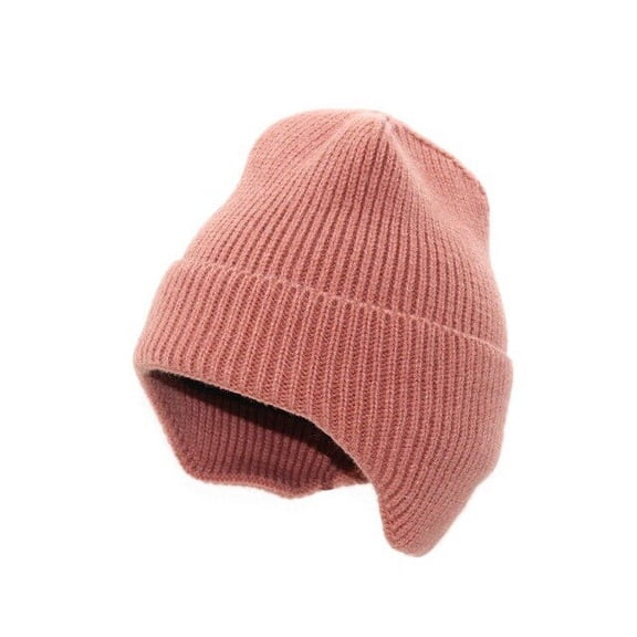 CoCopeanut Unisex Winter Knitted Hats for Women Skullies Cap Men Beanie Hat Solid Color Caps Casual Beanies for Women Warmer Bonnet Red Hat
