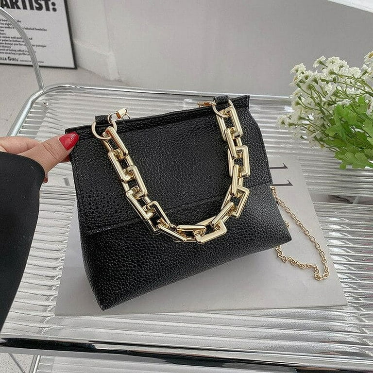 CoCopeanut Women Bag New Western Style Small Bag Golden Chain