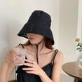 thumbnail image 1 of CoCopeanut Women Bucket Hat Women Summer Floral Lace Beach Hat Holiday Sun Visor Strap Adjustable Wide Brim Floppy Hat Girl Panama Elegant, 1 of 6