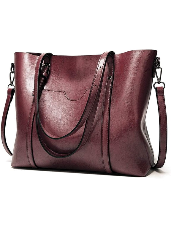 Womens Leather Purses and Handbags Top Handle Satchel Bags Tote Bags Tote Purses for Women