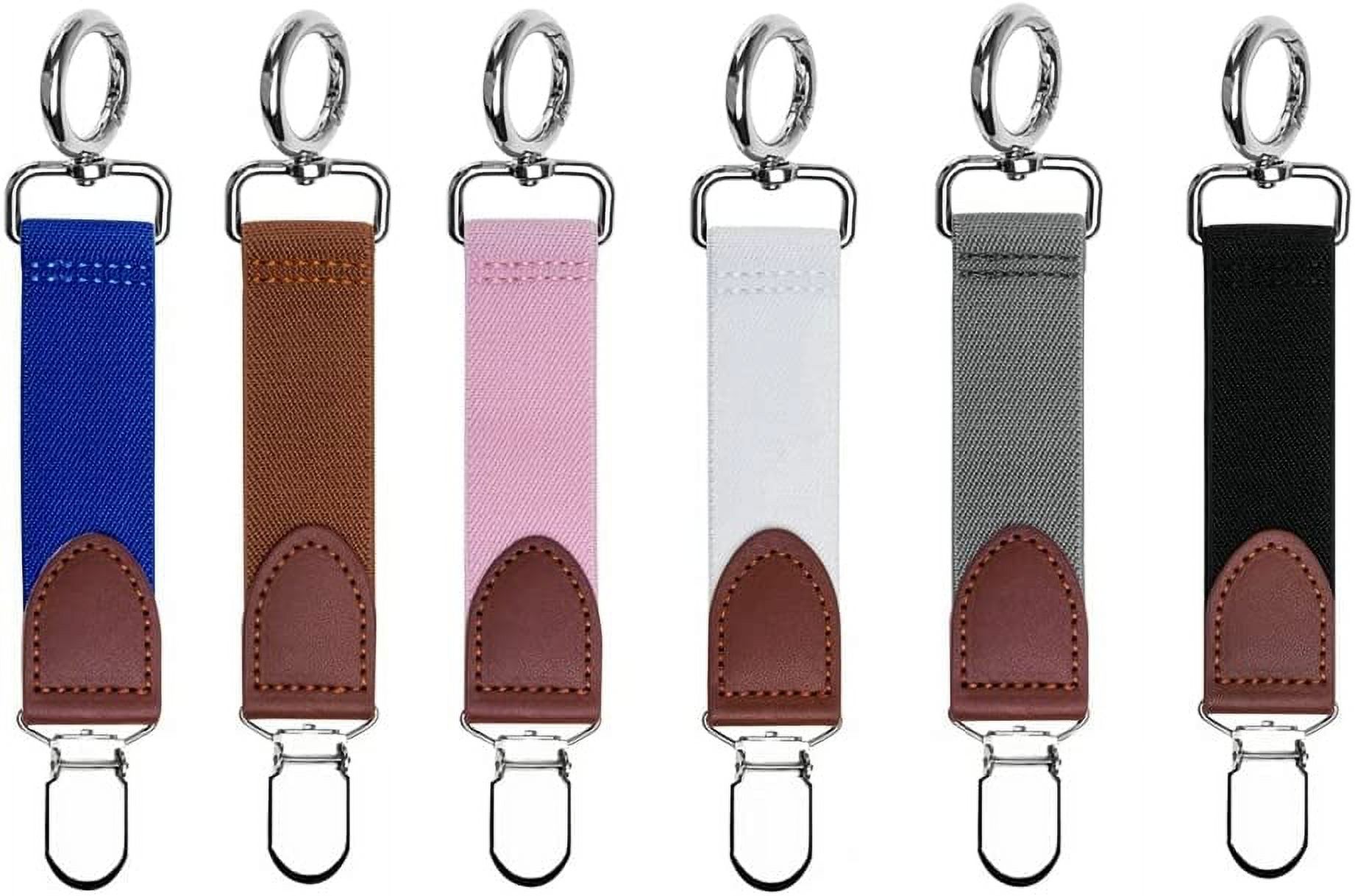 CoCopeaunt 6pcs Hat Clip for Travel, Hands Free Handdle Wraps