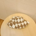 thumbnail image 1 of CoCopeaunt Autumn And Winter New Lamb Hair Fisherman Hat, Korean Version With Thick Warm Ear Protection Plush Basin Cap, 1 of 6