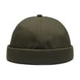 thumbnail image 1 of CoCopeaunt Autumn And Winter Sailor Sun Visor Cap, Landlord Cap Retro Melon Skin Cap Cotton Black Color, 1 of 6