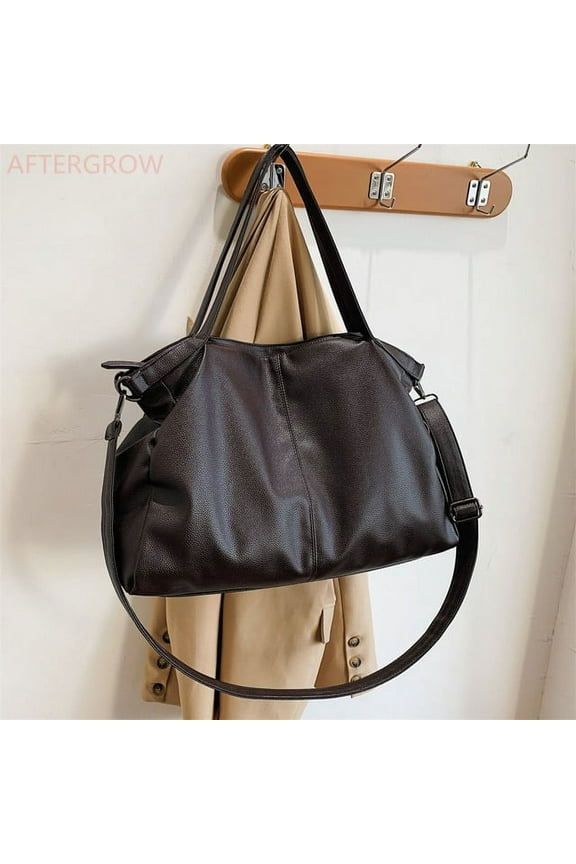 Big Black Tote Bags for Women Large Hobo Shopper Bag Roomy Handbag Soft Leather Crossbody Bag Ladies Travel Shoulder Bag
