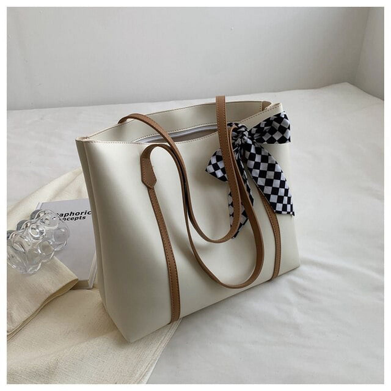 バッグ Cherry-Pattern Scarf& Tote Set beige JIASHIQING Chery Pattern Canvas Tote Bag | eBay