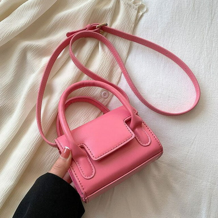 CoCopeaunt Candy Color Shoulder Bags For Women Solid Color Pu Leather Mini  Crossbody Bag Casual Female Messenger Handbag Purse Totes Clutch 