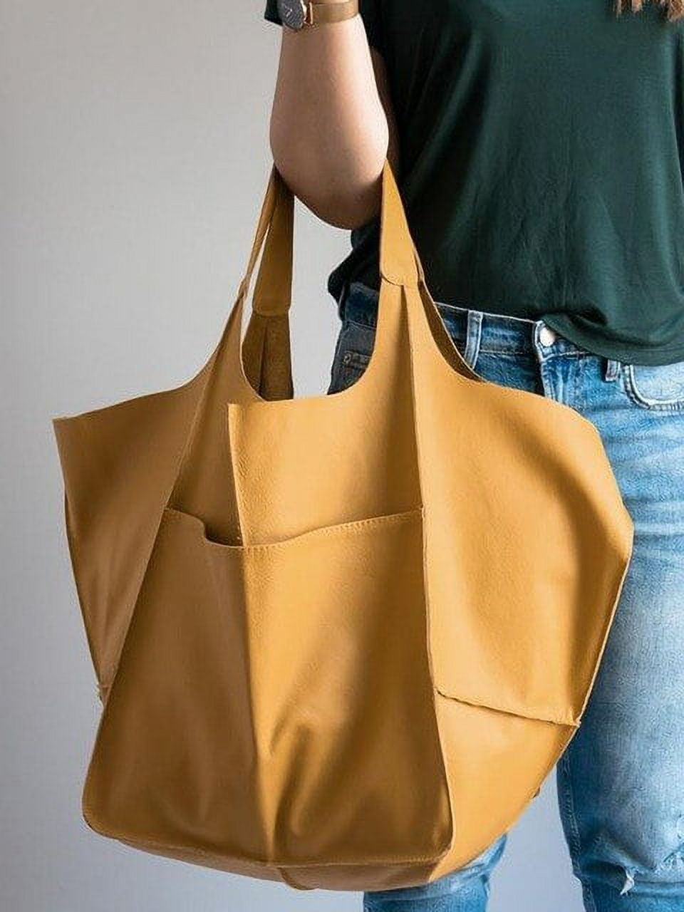 Women's Shoulder Bag Handbag Leather Bag Shoulder Bag Women's Clutch Designer  Handbags Totes Foldable Big Stripe Shoulder Bag for Women : Amazon.de:  Fashion