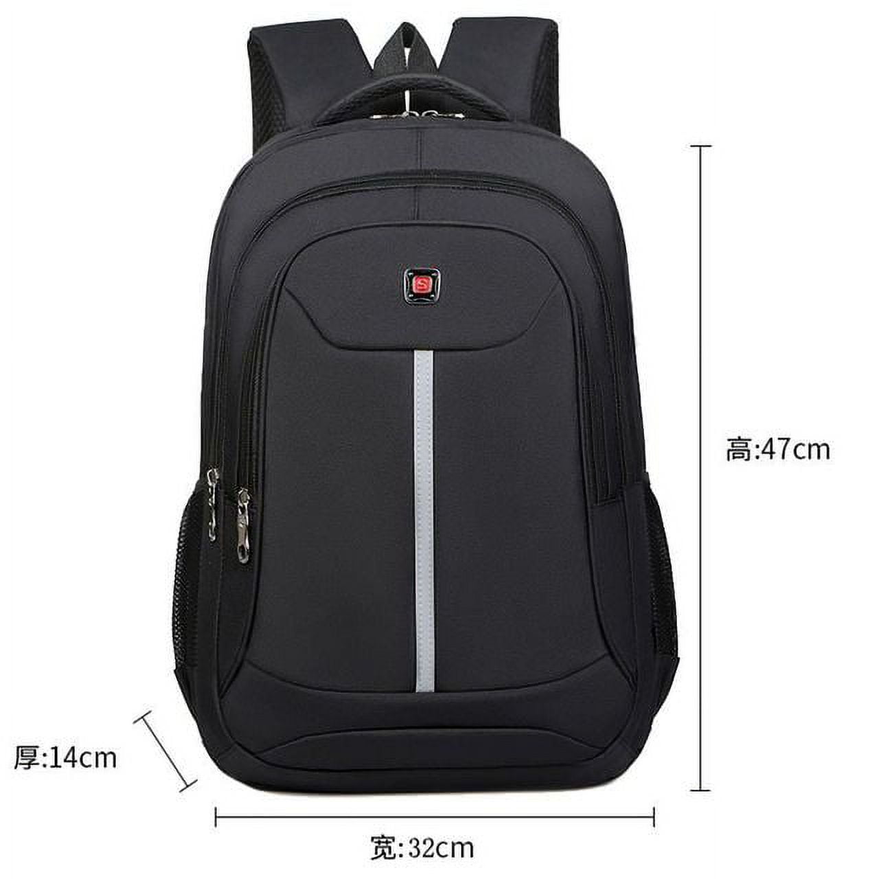 Cocopeaunt College Student Backpack Men Large Capacity High School Bag for Teenage Nylon Casual Campus Man Backpack Laptop 15.6 inch, Adult Unisex