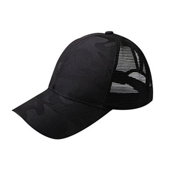 CoCopeaunt Creative New Cap For Women With Ponytail And Camouflage Baseball Cap For Outdoor Recreation