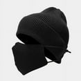 thumbnail image 1 of CoCopeaunt Creative New Men’S Knitted Cap Mask Two-Piece Set, Winter Outdoor Travel Warm Mask Cap, 1 of 6