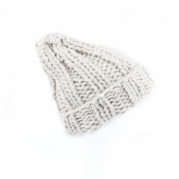 CoCopeaunt European And American New Style Cap Ladies Knit Cap Winter Warm Pure Color Shag Wool Cap