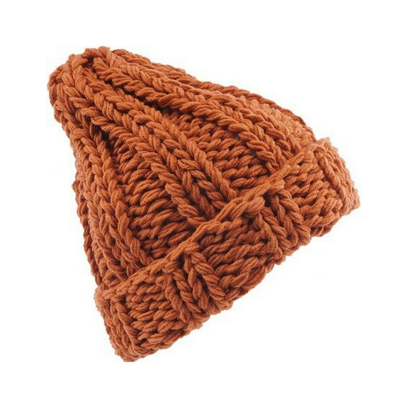 CoCopeaunt European And American New Style Cap Ladies Knit Cap Winter Warm Pure Color Shag Wool Cap