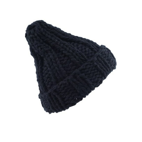 CoCopeaunt European And American New Style Cap Ladies Knit Cap Winter Warm Pure Color Shag Wool Cap