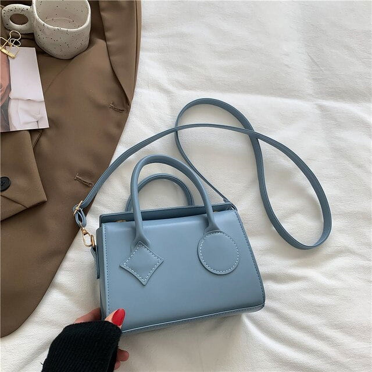 CoCopeaunt Fashion Box Shape Shoulder Bag Designer Handbags Pu