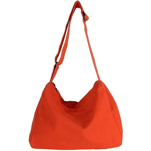 CoCopeaunt Fashion Canvas Shoulder Bag for Women Men Teen Retro Large Hobo Crossbody Bag Satchel