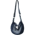 thumbnail image 1 of CoCopeaunt Fashion Denim Tote Shoulder Bag for Women Men Vintage Large Hobo Crossbody Bag, 1 of 7