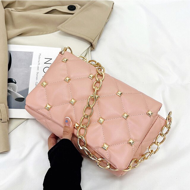 CoCopeaunt Luxury Brand Handbags Metal Chain Shoulder Bag Women Office  Party Handbag Elegant Ladies Fashion Diamond Clutch Bags NEW