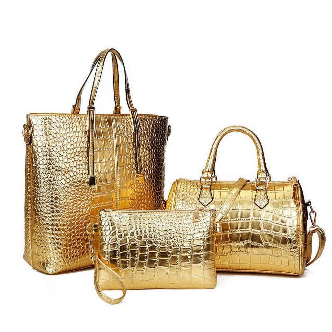 vintage 1960s brown ALLIGATOR handbag gold frame purse – Retro Trend Vintage