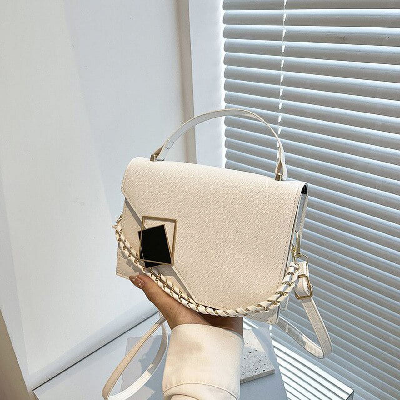 Cocopeaunt Fashion Box Shape Shoulder Bag