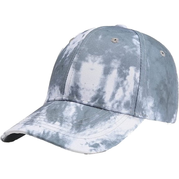 CoCopeaunt Fashion Tie-dye Baseball Cap for Women Men Trendy Colorful Soft Cotton Adjustable Hats Outdoor Summmer Winter