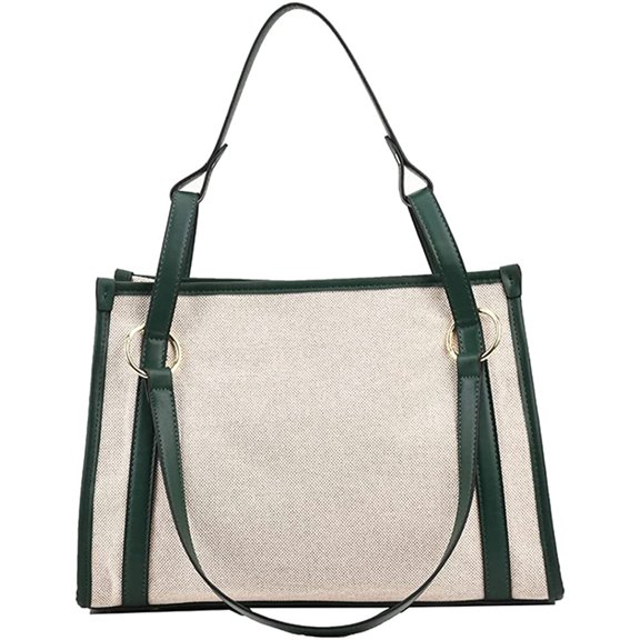 CoCopeaunt Fashion Tote Bag for Women Straw PU Leather Shoulder Bag Large Retro Hobo Handbag