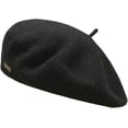 thumbnail image 1 of CoCopeaunt French Wool Beret Hat Fashionable Chic Casual Warm Cap Girls Ladies Retro Artist Painter Hat, 1 of 6