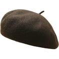 thumbnail image 1 of CoCopeaunt French Wool Beret Hat Women Winter Casual Warm Cap Girls Ladies Retro Artist Painter Hat, 1 of 5