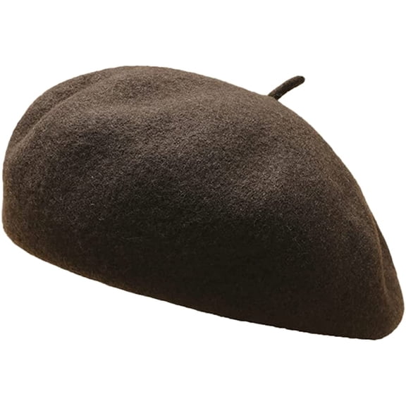 CoCopeaunt French Wool Beret Hat Women Winter Casual Warm Cap Girls Ladies Retro Artist Painter Hat