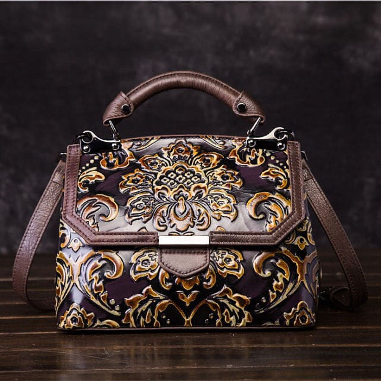 Cocopeaunts Women's Luxury Leather Handbag