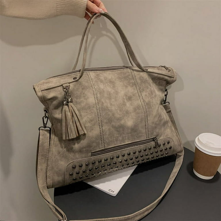Ladies suede cheap handbags