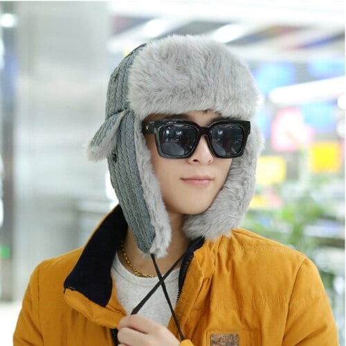 Mens fur hats russian style 2025