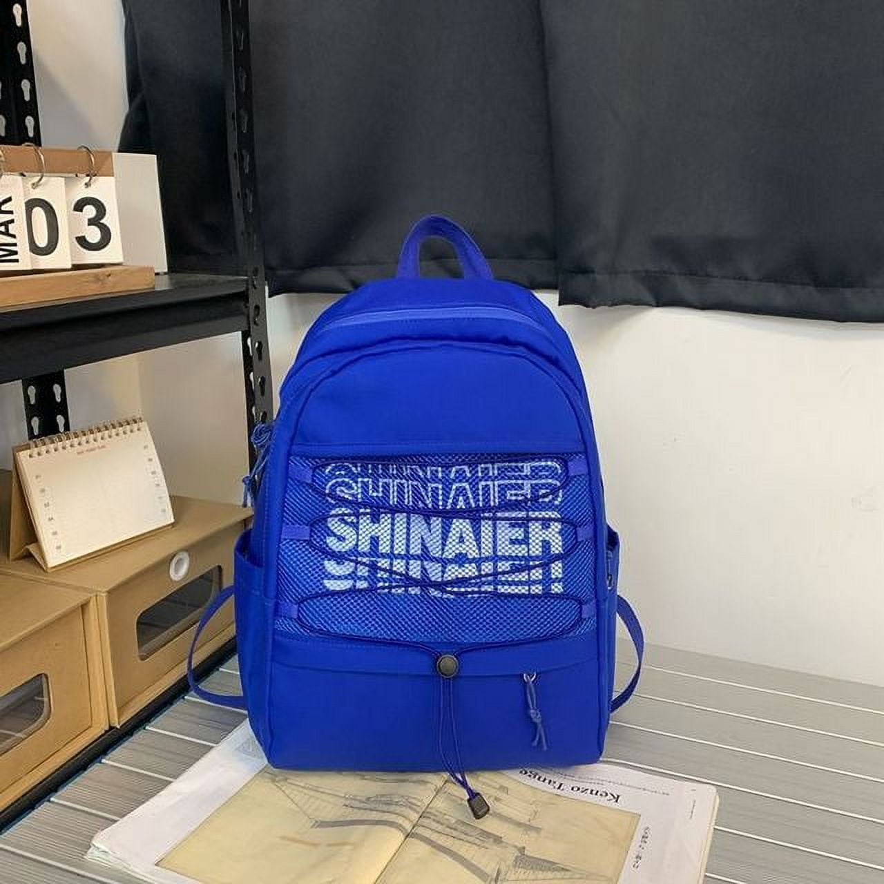 CoCopeaunt High School Backpack for Teen Girls Boys Nylon Black College