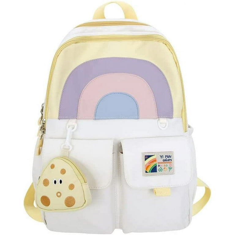 Rainbow discount backpack purse