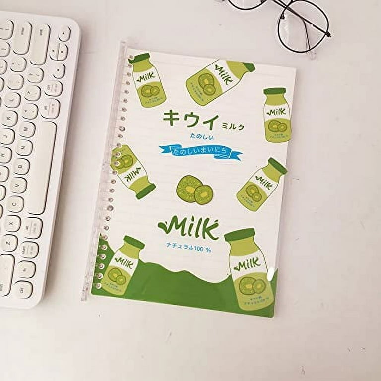 CoCopeaunt Kawaii Notebooks Kawaii School Supplies Japanese Kawaii Notebook  Loose Leaf Notebook Kawaii Things Kawaii Journal Notebook (A5,Strawberry  Milk) 