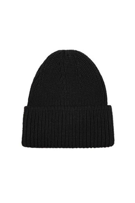 Knit Cap, Pure Color Cap, Men And Women Autumn And Winter Europe And America Warm Wool Cap Cold Cap