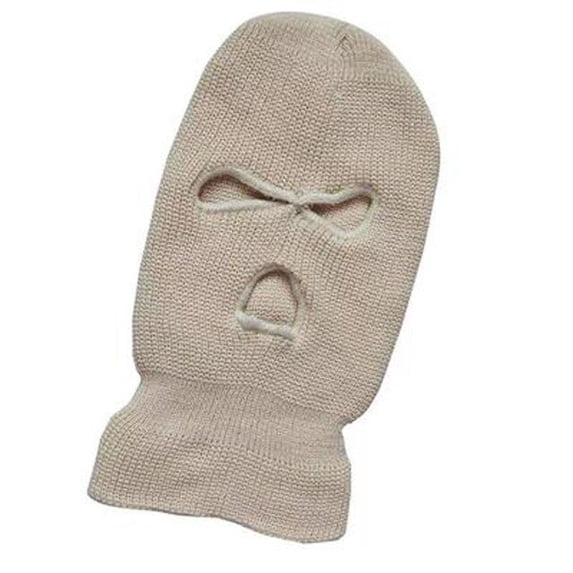 CoCopeaunt Knit Wool Hat, Anti-Terror Hood, Bandit Hat, Baotou Outdoor Mask, Thermal Hoodie