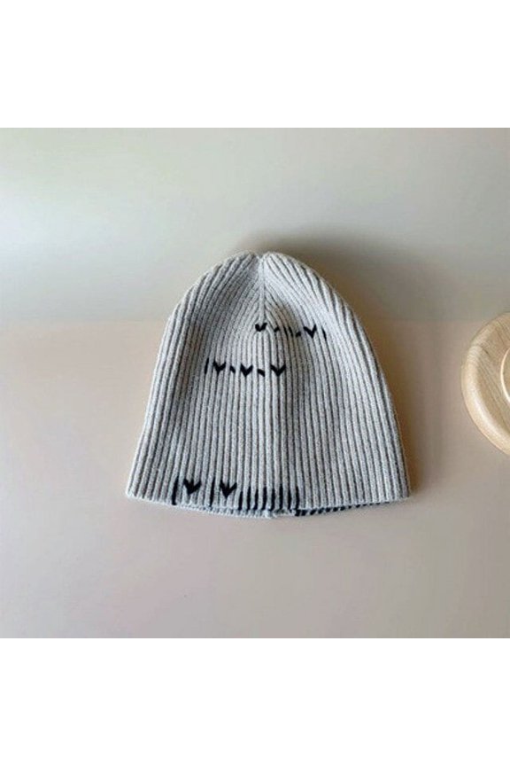Korean Version Of Fashion Handsome Knit Cap, Lovers Head Cap Autumn And Winter Warm Wool Cap, Youth Simple Melon Skin Cap