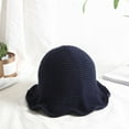 thumbnail image 1 of CoCopeaunt Lazy Wind Wool Knit Fisherman’S Hat Autumn And Winter Thick Warm Wool Hat, Female Japanese Art Hat Basin Hat, 1 of 6