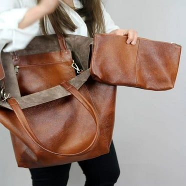 CoCopeaunt Luxury Soft Pu Leather Hand Bags Big Tote Retro Lady Shopper Purses Casual Over Large Women Shoulder Bags Designer Handbags