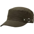 thumbnail image 1 of CoCopeaunt Men Baseball Cap Sun Protection Sun Hat Vintage Newsboy Cap Fashion Leather Belt Flat Hats Outdoor Casual, 1 of 6