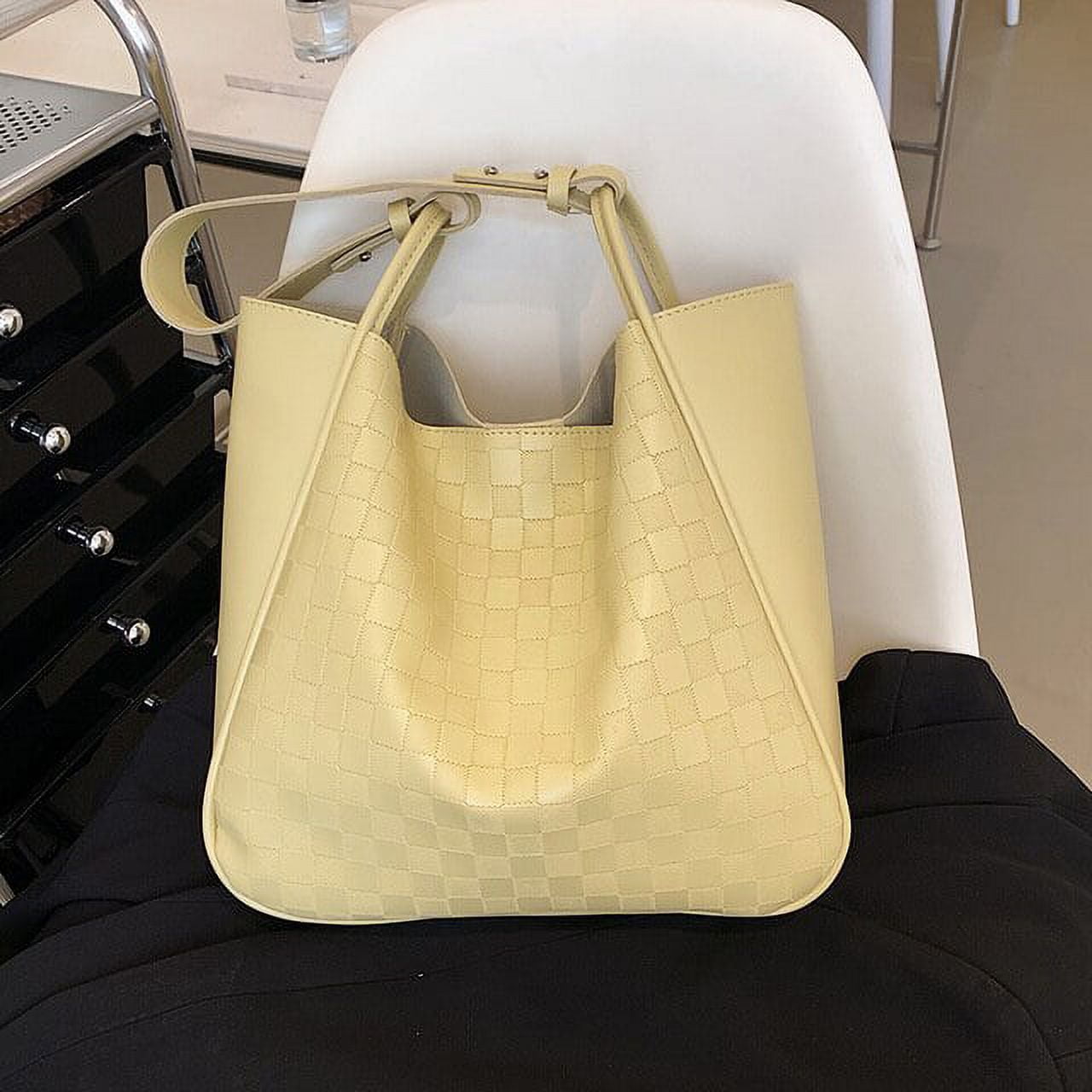 Chain Luxury Designer Handbags Purse Branded Big Women Bags for Women 2022  Trend Soft Folds Shoulder Bag Green Spring Handbags
