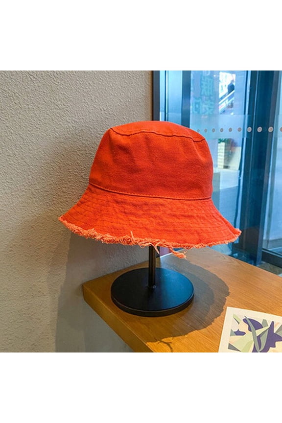 New Do Old Fisherman Hat, Summer Woman Large-Brimmed Visor Hat Simple Recreational Basin Cap Can Fold Sun Hat