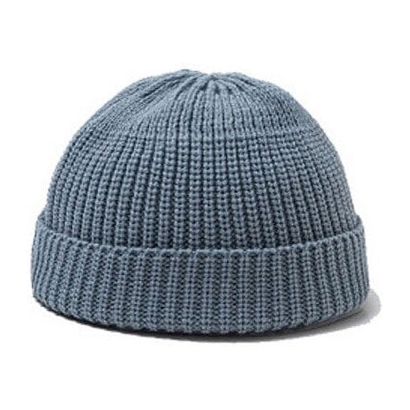 CoCopeaunt Pure Color Knitted Hat, Womens Thin Autumn Winter Hat, Black Melon Skin Hat Korean Version Of Cool Hat Wool Hat Men