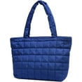 thumbnail image 1 of CoCopeaunt Quilted Tote Bags for Women Lightweight Puffer Padding Shoulder Bag Large Nylon Tote Handbag Zipper Closure, 1 of 6