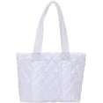 thumbnail image 1 of CoCopeaunt Quilted Tote Bags for Women Lightweight Puffer Padding Shoulder Bag Large Nylon Tote Handbag Zipper Closure, 1 of 6