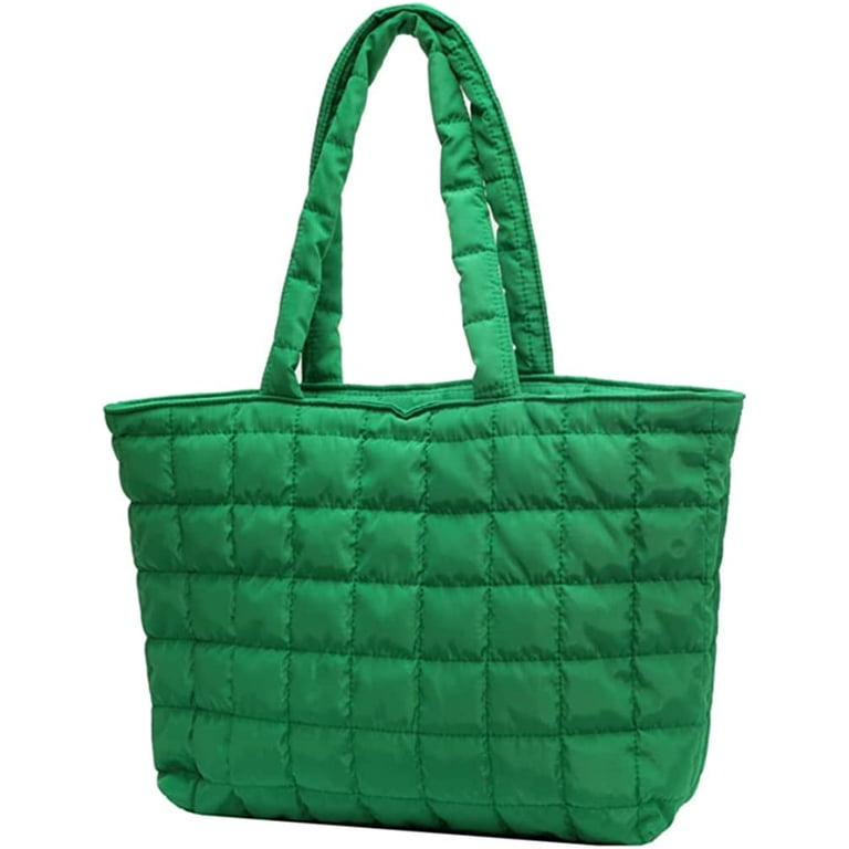 Large Nylon Tote Bag with Zipper