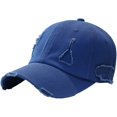 thumbnail image 1 of CoCopeaunt Retro Baseball Cap for Women Men Fashion Cuff Solid Soft Adjustable Hip-pop Hat for Ourdoor Travel Dance, 1 of 7