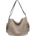 thumbnail image 1 of CoCopeaunt Retro Canvas Hobo Shoulder Bag for Men Women Teen Fashion Crossbody Bag Satchel, 1 of 7